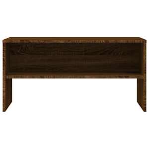 TV stolek hnědý dub 80 x 40 x 40 cm kompozitní dřevo - obrázek 4