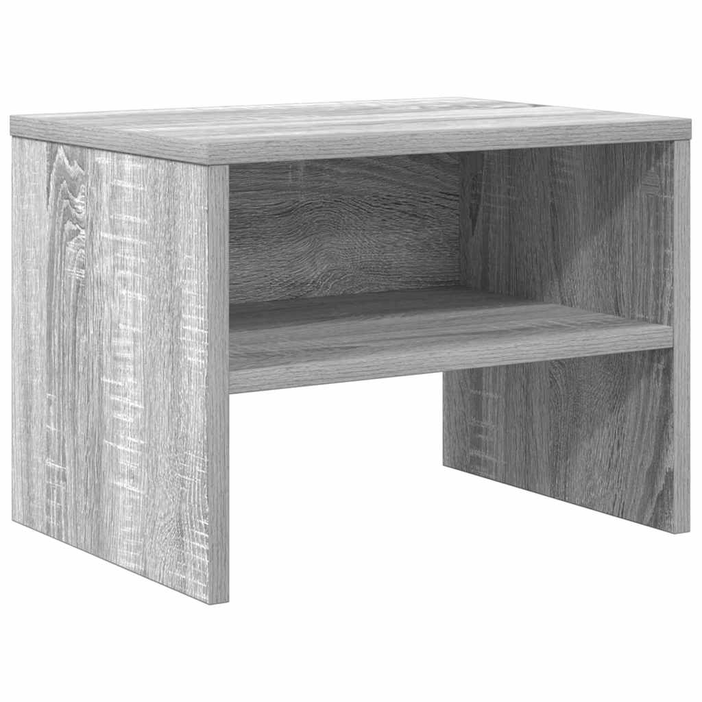 vidaXL Noční stolek šedý sonoma 40 x 30 x 30 cm kompozitní dřevo