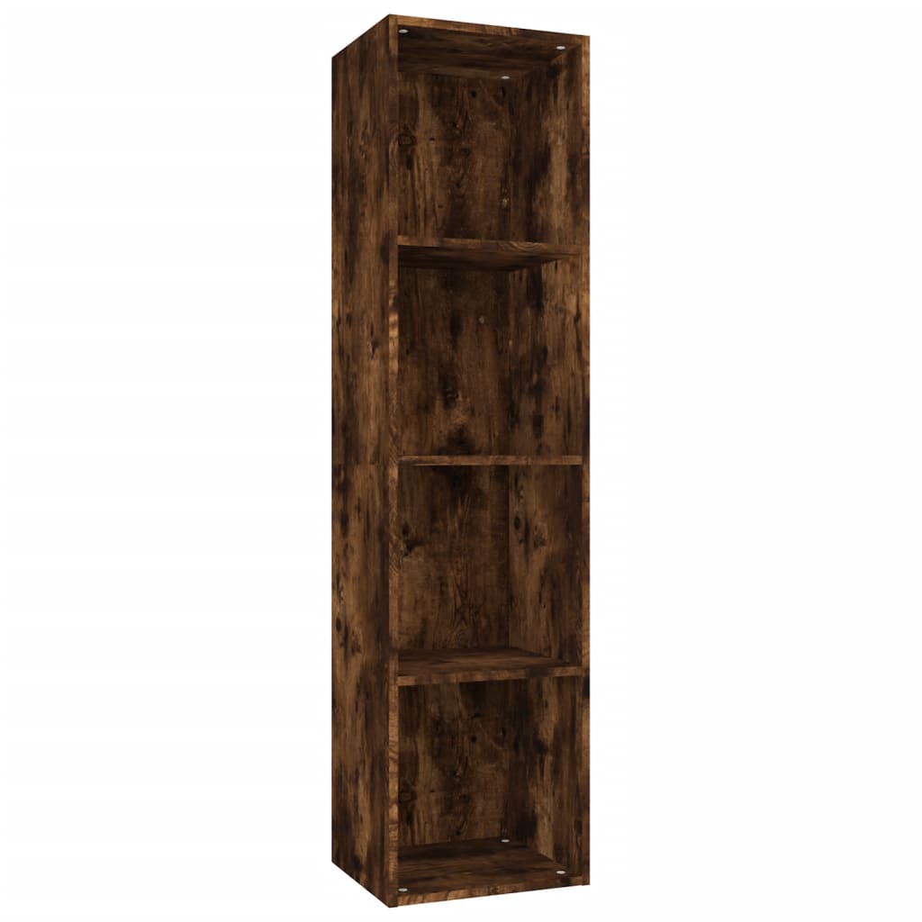vidaXL Knihovna / TV skříňka kouřový dub 36x30x143 cm kompozitní dřevo