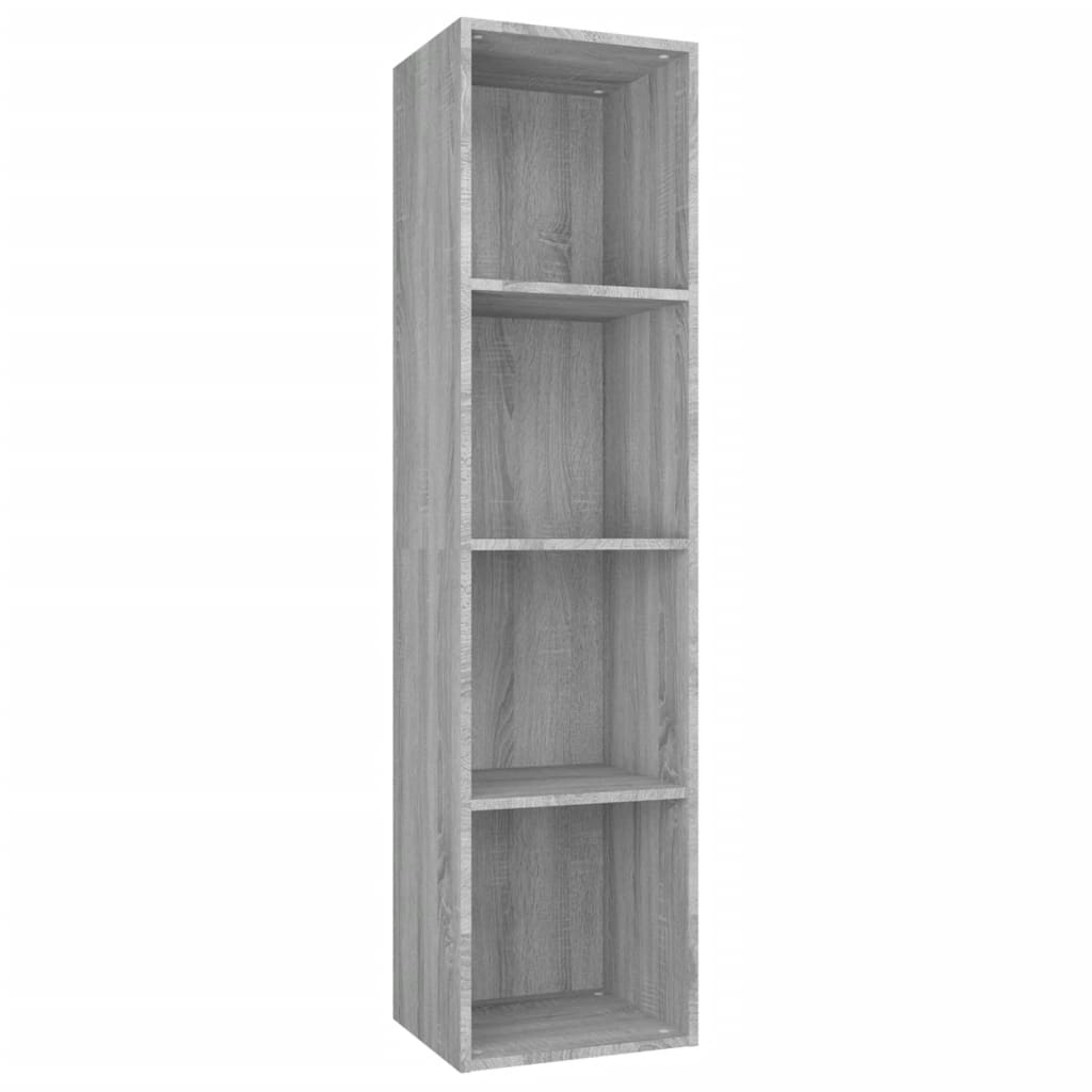 vidaXL Knihovna / TV skříňka šedá sonoma 36x30x143 cm kompozitní dřevo