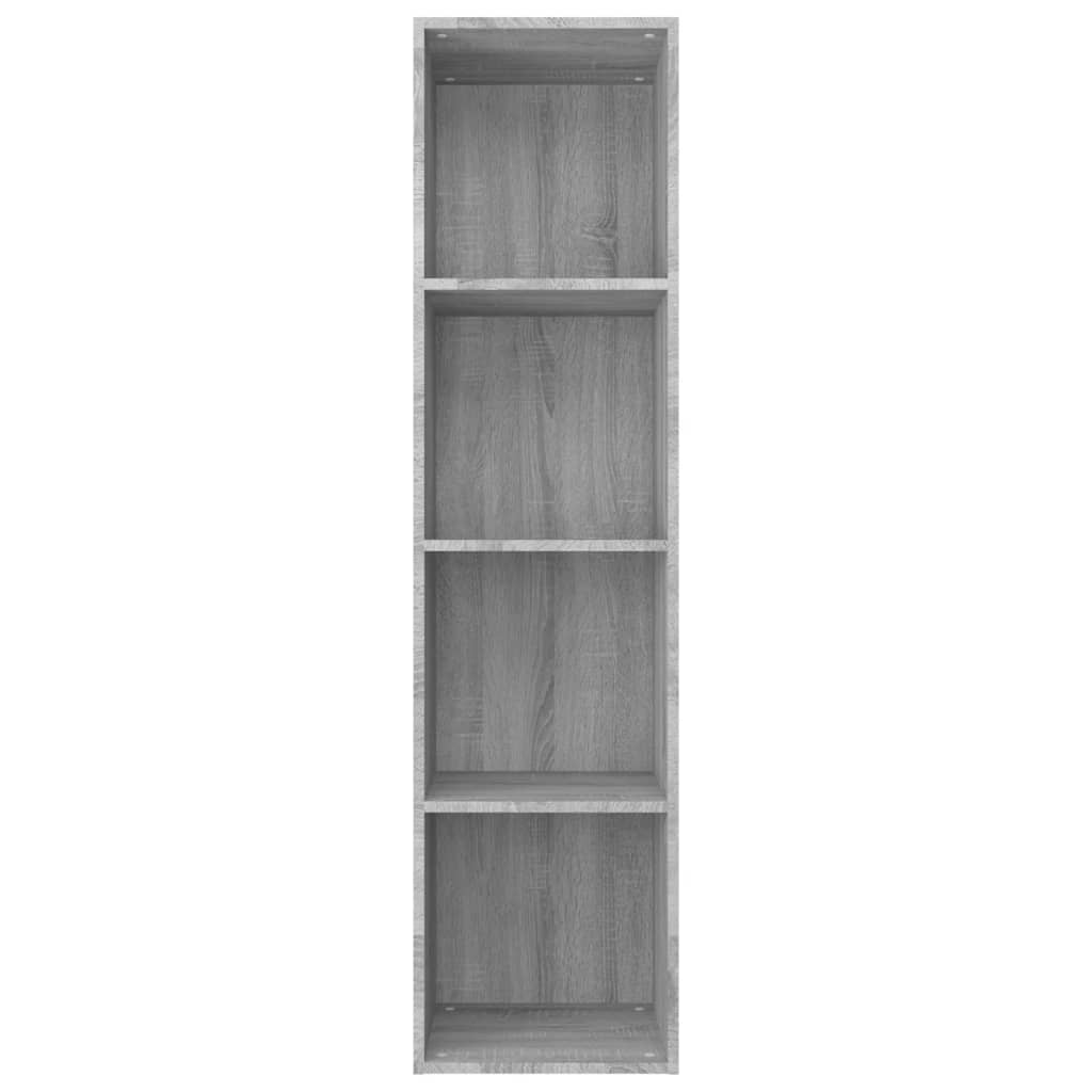 vidaXL Boekenkast / tv-meubel 36x30x143 cm grijs sonoma eikenkleurig afbeelding