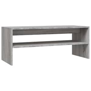 vidaXL kohvilaud, hall Sonoma tamm, 100 x 40 x 40 cm, tehispuit