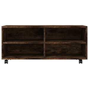 TV skříňka na kolečkách kouřový dub 90x35x35cm kompozitní dřevo - obrázek 4