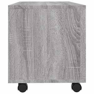 TV skříňka na kolečkách šedá sonoma 90x35x35cm kompozitní dřevo - obrázek 5