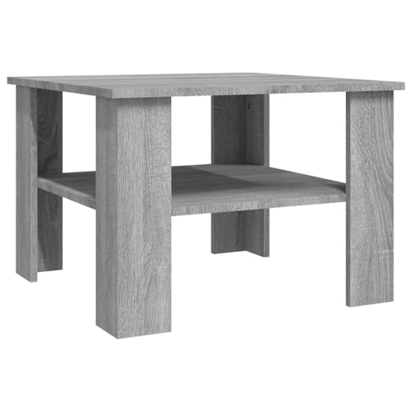 vidaXL kohvilaud, hall Sonoma tamm, 60 x 60 x 42 cm, tehispuit