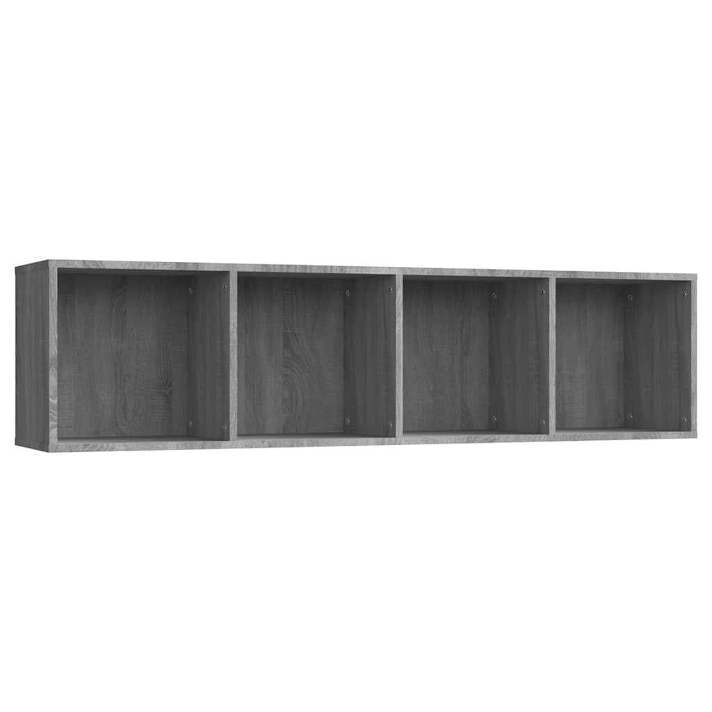 Thumbnail - vidaXL Bücherschrank/TV-Schrank Grau Sonoma 143x30x36cm Holzwerkstoff