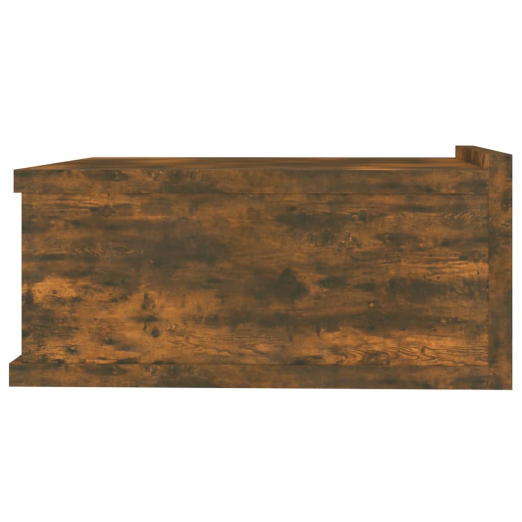  Nástenný nočný stolík dymový dub 40x30x15 cm spracované drevo