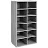 vidaXL kingakapp, hall Sonoma tamm, 54 x 34 x 100,5 cm, tehispuit
