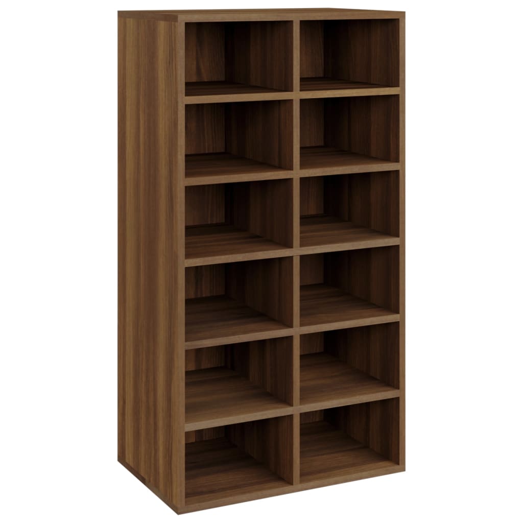 vidaXL Botník hnědý dub 54 x 34 x 100,5 cm kompozitní dřevo