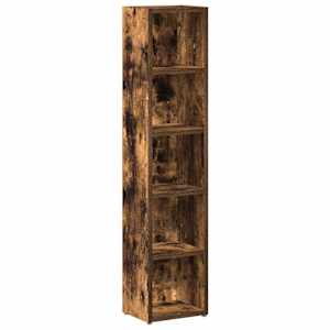 Skříňky na CD 2 ks kouřový dub 21x16x93,5 cm kompozitní dřevo - obrázek 4