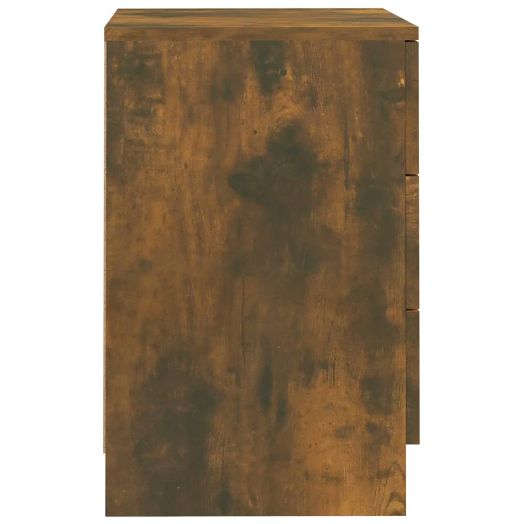  Nočný stolík údený dub 38x35x56 cm spracované drevo