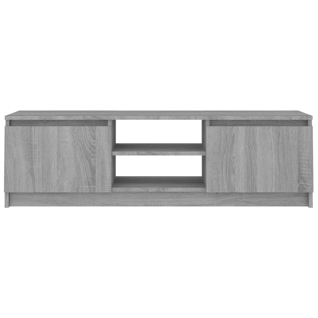 Meuble TV Sonoma gris 120x30x35,5 cm Bois d’ingénierie | meublestv.fr 4