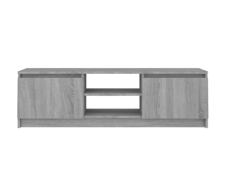 vidaXL TV skrinka siv&yacute; dub sonoma 120x30x35,5 cm spracovan&eacute; drevo