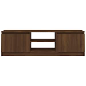 vidaXL خزانة تلفزيون أوك بني 120&times;30&times;35.5 سم خشب صناعي