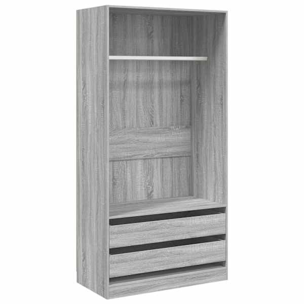 vidaXL riidekapp, hall Sonoma tamm, 100 x 50 x 200 cm, tehispuit