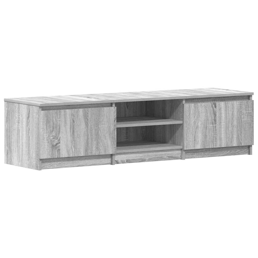 vidaXL TV skříňka šedá sonoma 140 x 40 x 35,5 cm kompozitní dřevo