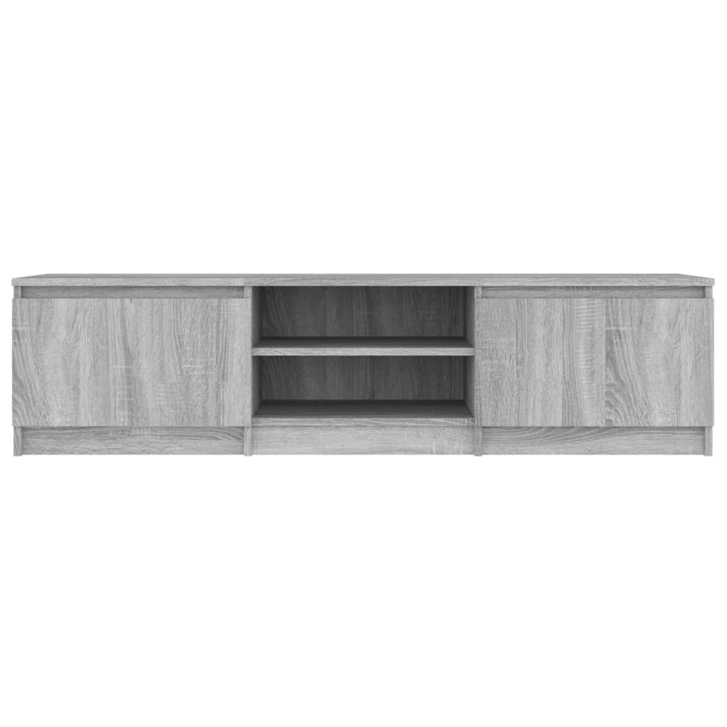 Meuble TV Sonoma gris 140x40x35,5 cm Bois d’ingénierie | meublestv.fr 4