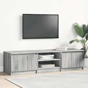 TV skříňka šedá sonoma 140 x 40 x 35,5 cm kompozitní dřevo - obrázek 1
