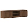 vidaXL telerikapp, pruun tamm, 140 x 40 x 35,5 cm, tehispuit