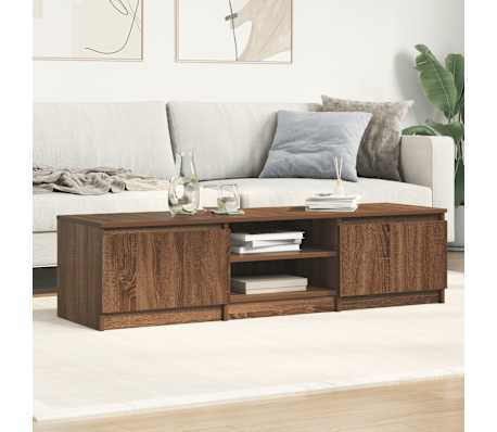 vidaXL TV-Schrank Braun Eichen-Optik 140x40x35,5 cm Holzwerkstoff