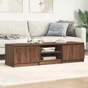 vidaXL TV-Schrank Braun Eichen-Optik 140x40x35,5 cm Holzwerkstoff