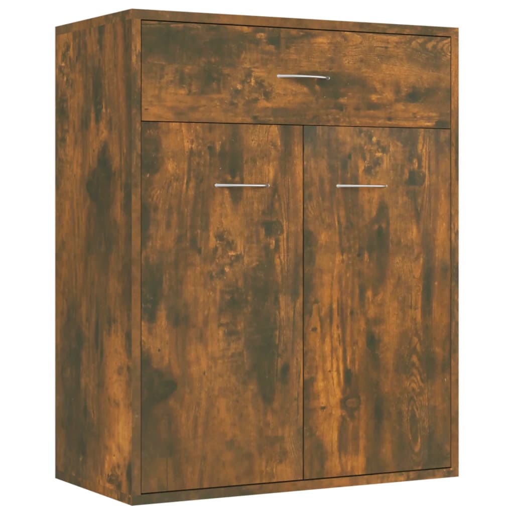 Thumbnail - vidaXL Sideboard Räuchereiche 60x30x75 cm Holzwerkstoff