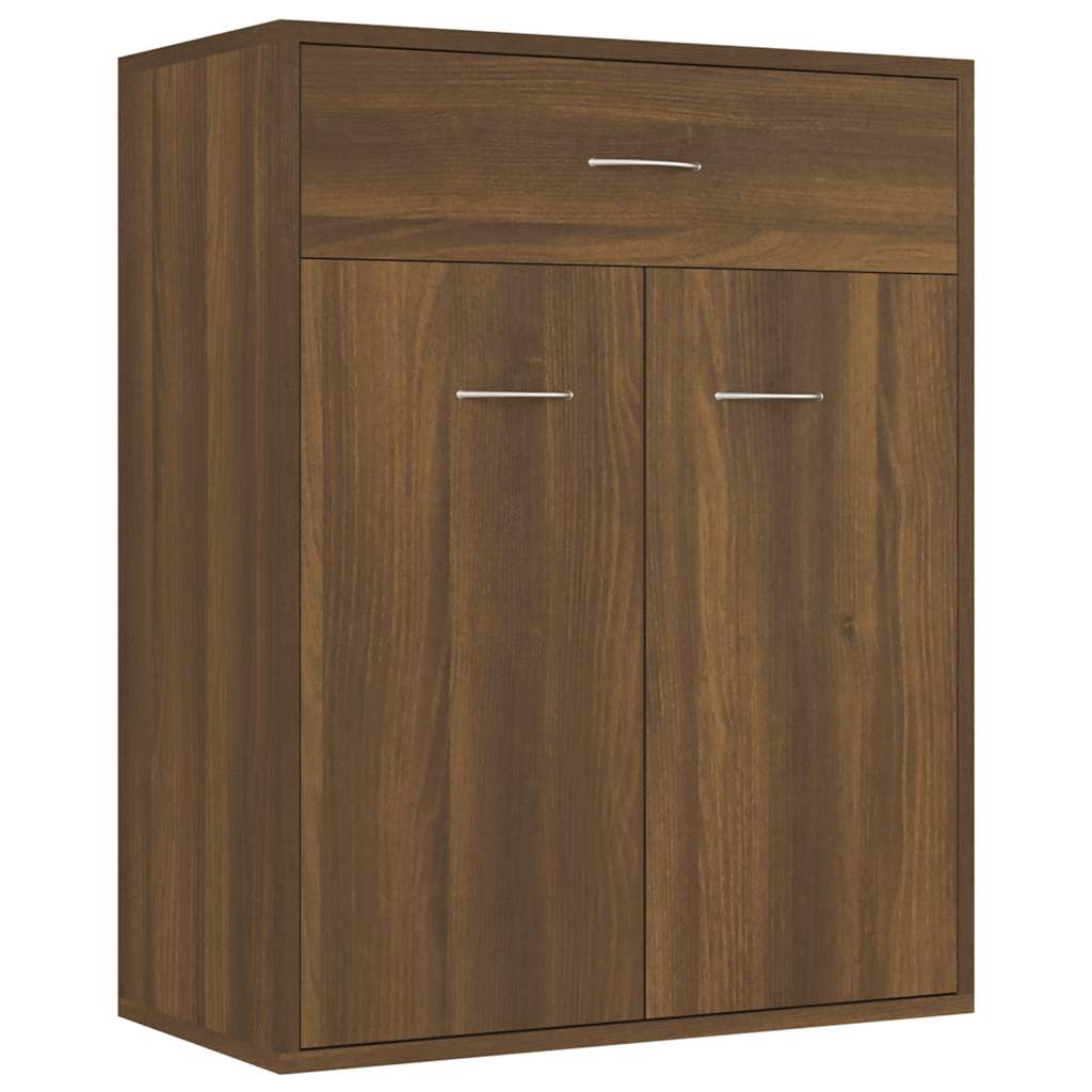 vidaXL Příborník hnědý dub 60 x 30 x 75 cm kompozitní dřevo