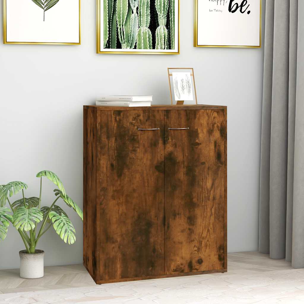 Thumbnail - vidaXL Sideboard Räuchereiche 60x30x75 cm Holzwerkstoff
