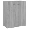 vidaXL puhvetkapp, hall Sonoma tamm, 60 x 30 x 75 cm, tehispuit