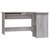 vidaXL nurgalaud, hall Sonoma tamm, 120 x 140 x 75 cm, tehispuit