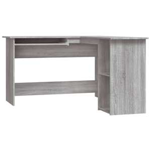 vidaXL nurgalaud, hall Sonoma tamm, 120 x 140 x 75 cm, tehispuit