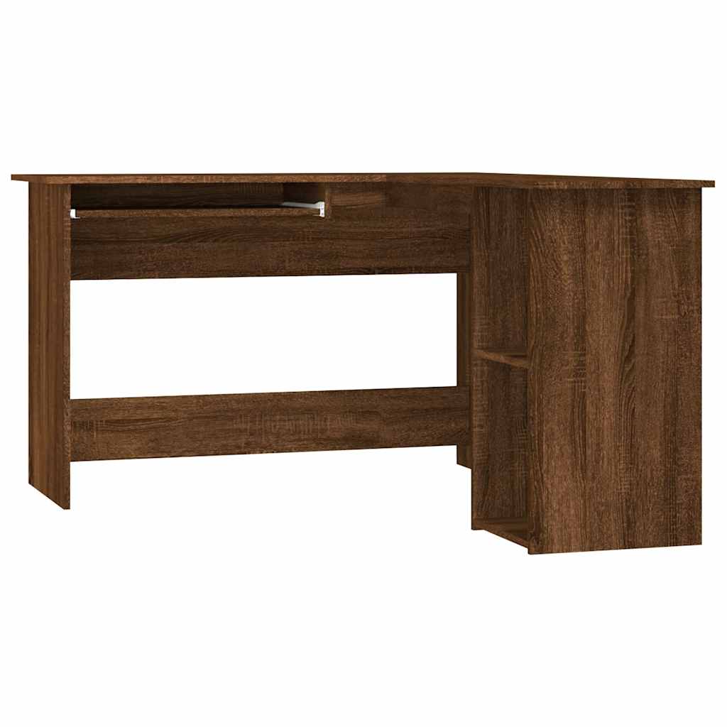 Thumbnail - vidaXL Eckschreibtisch Braun Eichen-Optik 120x140x75 cm Holzwerkstoff