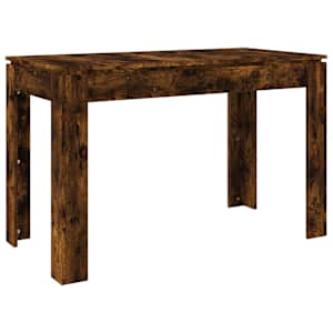 vidaXL s&ouml;&ouml;gilaud, suitsutatud tamm, 120 x 60 x 76 cm, tehispuit