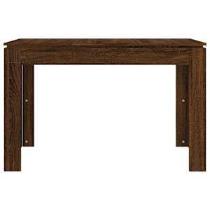 Jídelní stůl hnědý dub 120 x 60 x 76 cm kompozitní dřevo - obrázek 4