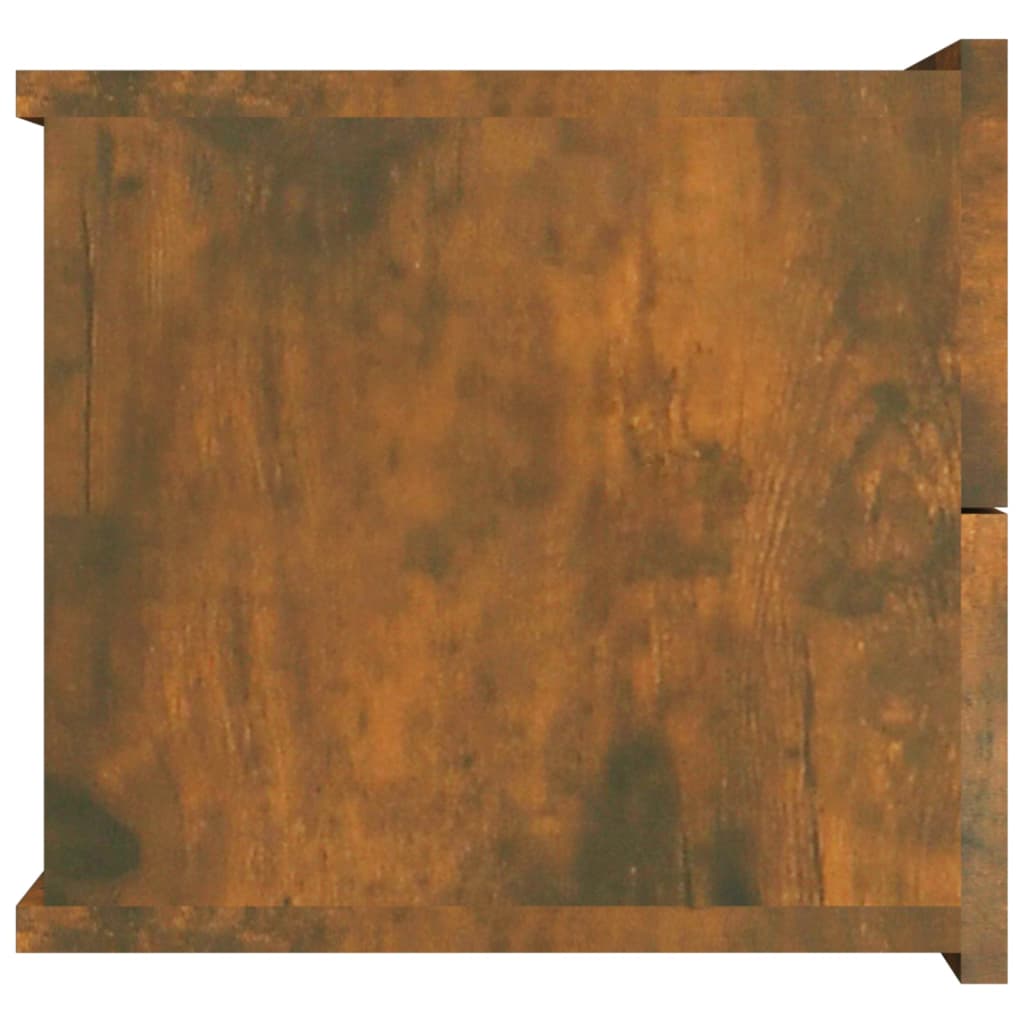  Nočný stolík dymový dub 40x30x30 cm spracované drevo