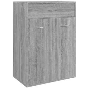 vidaXL kingakapp, hall Sonoma tamm, 60 x 35 x 84 cm, tehispuit