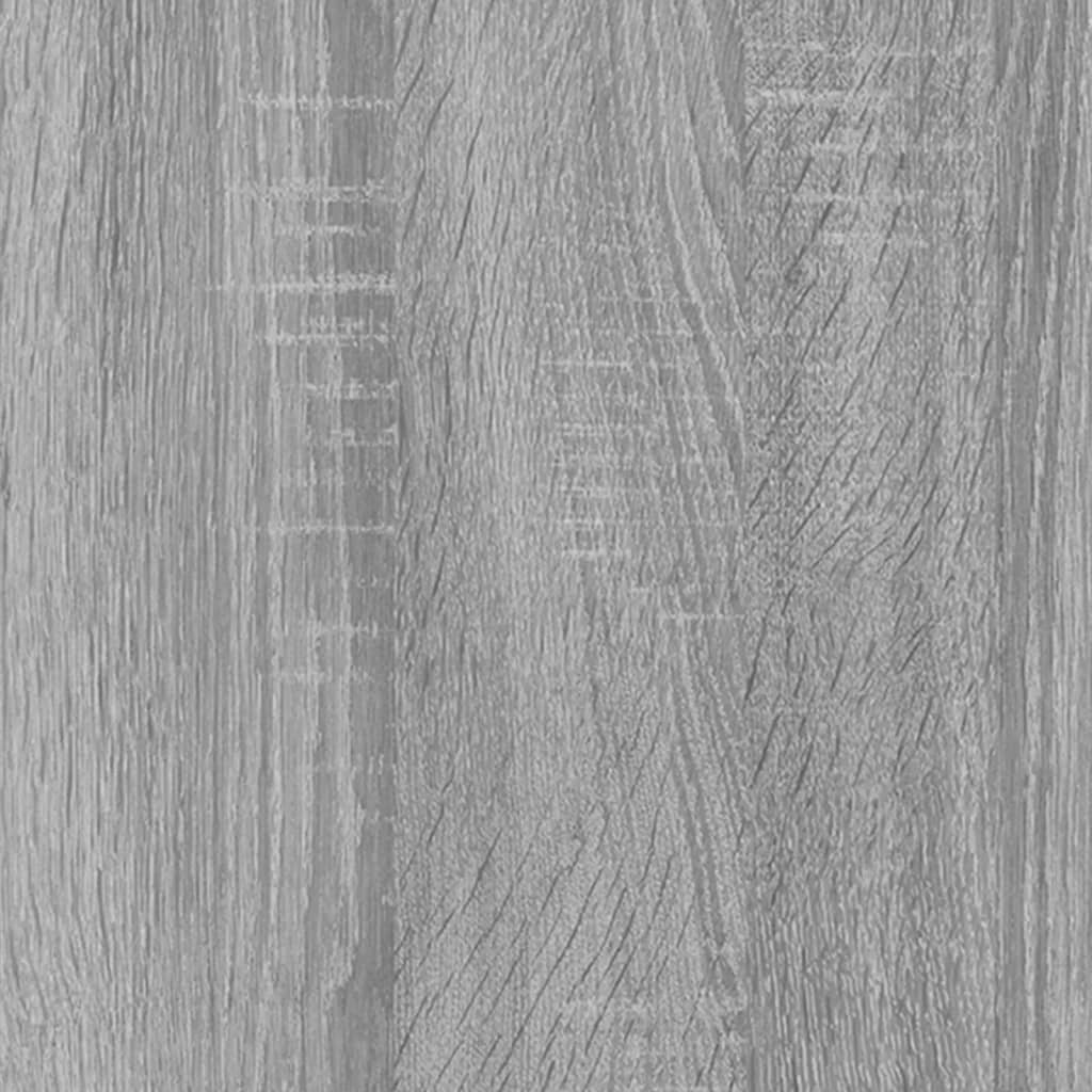 szürke sonoma színű szerelt fa cipősszekrény 60 x 35 x 84 cm