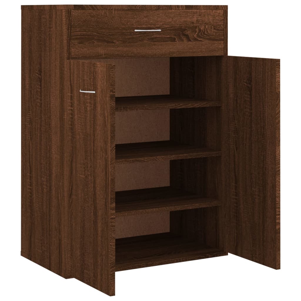 Thumbnail - vidaXL Schuhschrank Braun Eichen-Optik 60x35x84 cm Holzwerkstoff