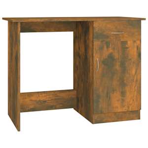 Psací stůl kouřový dub 100 x 50 x 76 cm kompozitní dřevo - obrázek 2