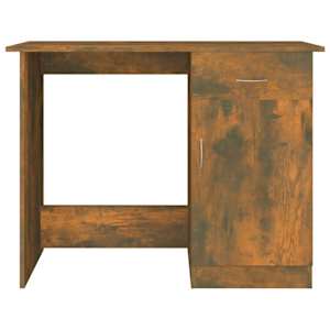 Psací stůl kouřový dub 100 x 50 x 76 cm kompozitní dřevo - obrázek 6