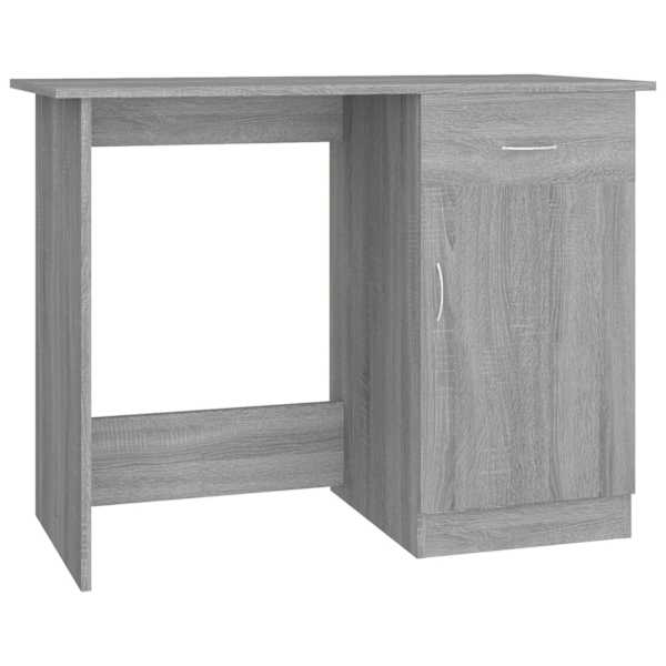 vidaXL kirjutuslaud, hall Sonoma tamm, 100 x 50 x 76 cm, tehispuit