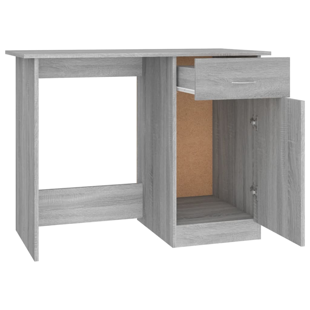  Stôl sivý sonoma 100x50x76 cm spracované drevo