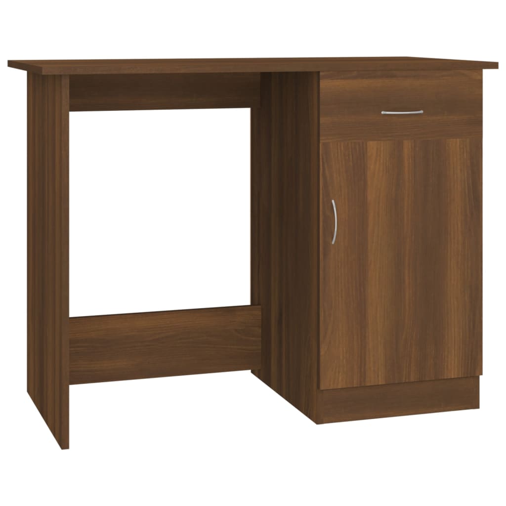 Thumbnail - vidaXL Schreibtisch Braun Eichen-Optik 100x50x76 cm Holzwerkstoff