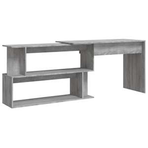 vidaXL nurgalaud, hall Sonoma tamm, 200 x 50 x 76 cm, tehispuit