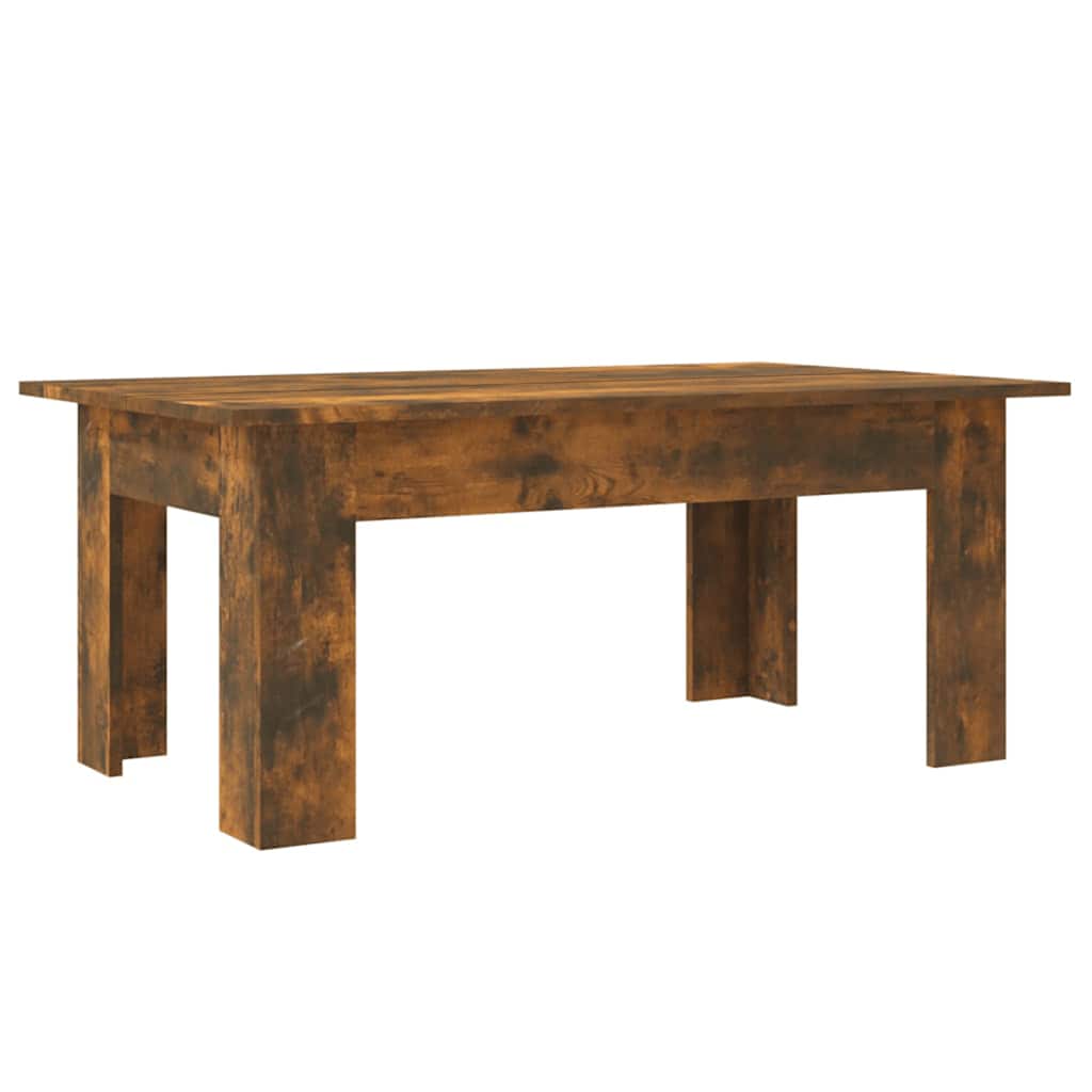 vidaXL Konferenční stolek kouřový dub 100x60x42 cm kompozitní dřevo