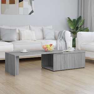 Konferenční stolek šedý sonoma 150x50x35 cm kompozitní dřevo - obrázek 1