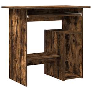 Psací stůl kouřový dub 80 x 45 x 74 cm kompozitní dřevo - obrázek 2