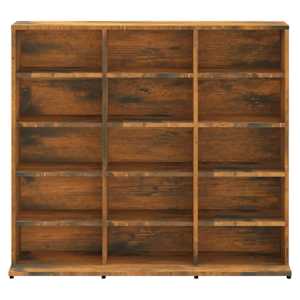 Skříňka na CD kouřový dub 100 x 23 x 89,5 cm kompozitní dřevo - obrázek 3
