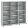 vidaXL CD-kapp, hall Sonoma tamm,100 x 23 x 89,5 cm, tehispuit