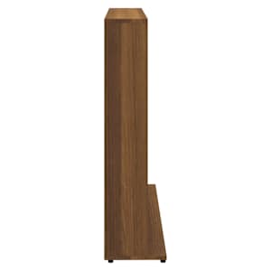 Skříňka na CD hnědý dub 100 x 23 x 89,5 cm kompozitní dřevo - obrázek 5